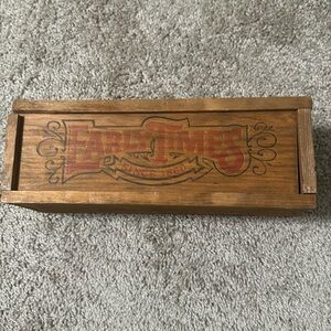 Vintage Early Times Whiskey Box